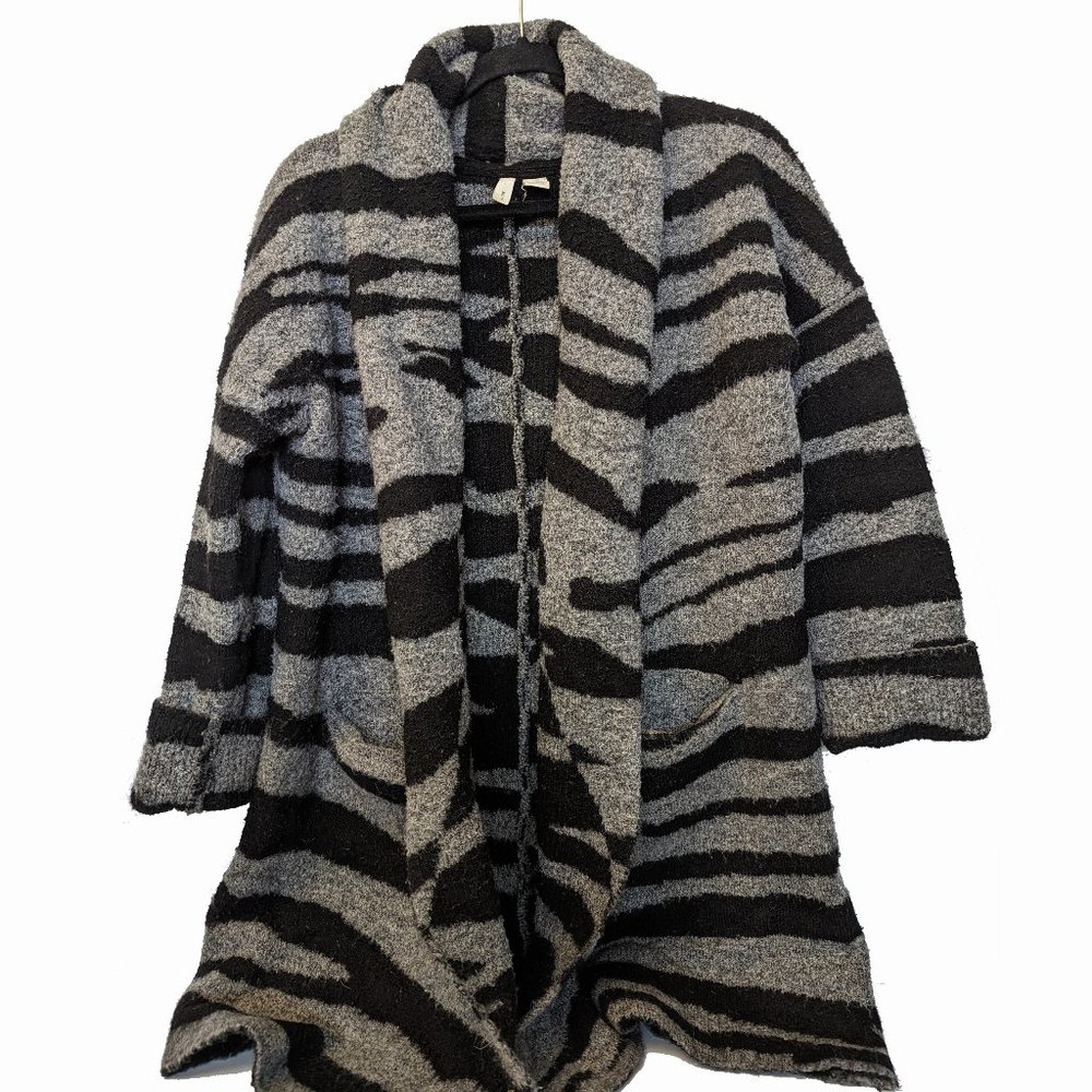 Anthropologie Moth Zebra Cardigan